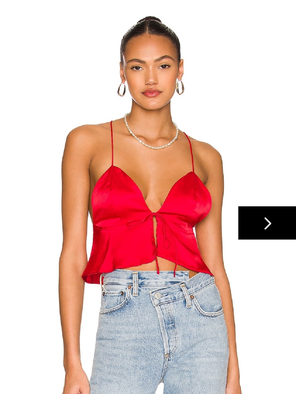 superdown Isla Satin Top